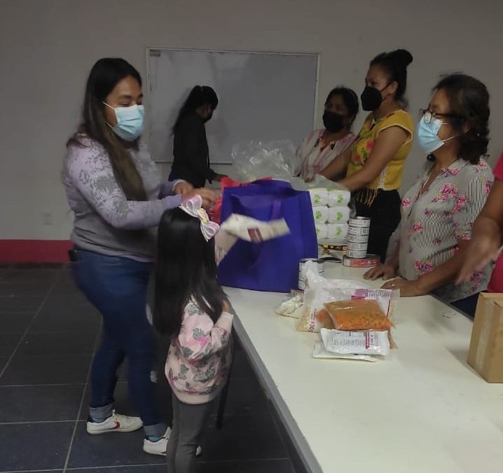 Entrega de los Desayunos Escolares.