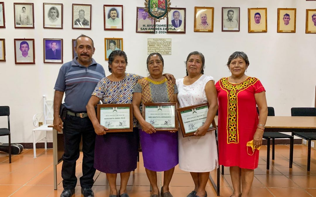 Entrega de Reconocimientos a Cocineras Tradicionales.