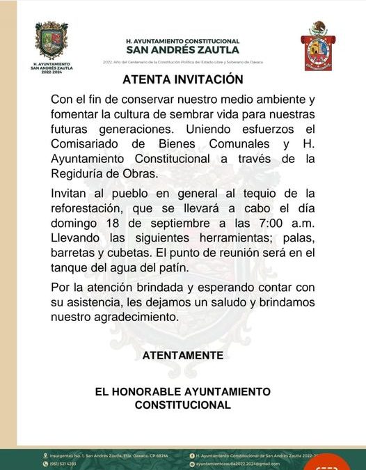 Atenta invitación