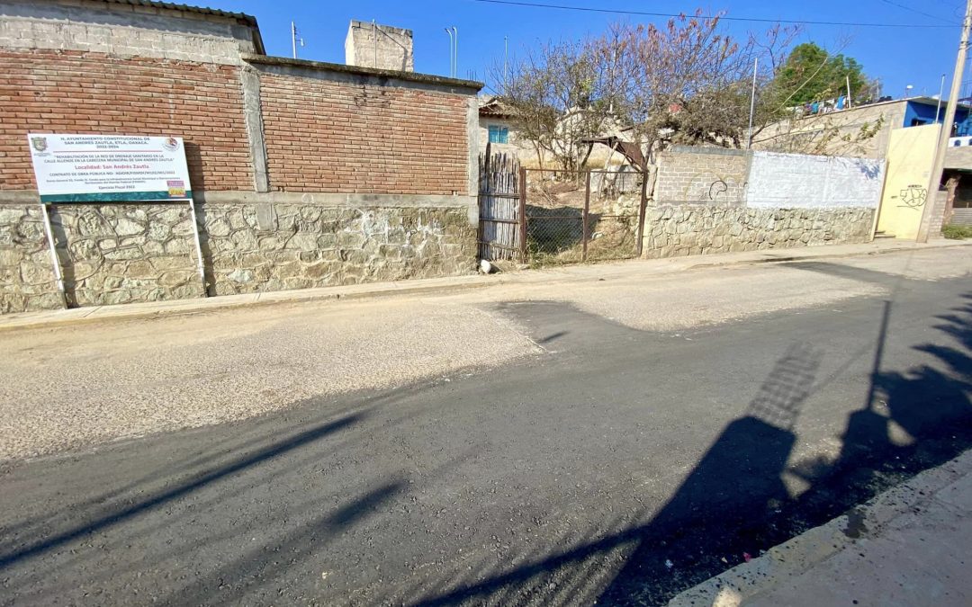 Rehabilitación de la Red de Drenaje Sanitario en la Calle Allende.