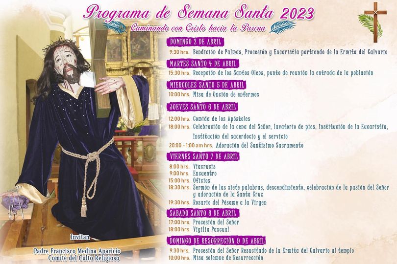 Actividades de Semana Santa 2023.