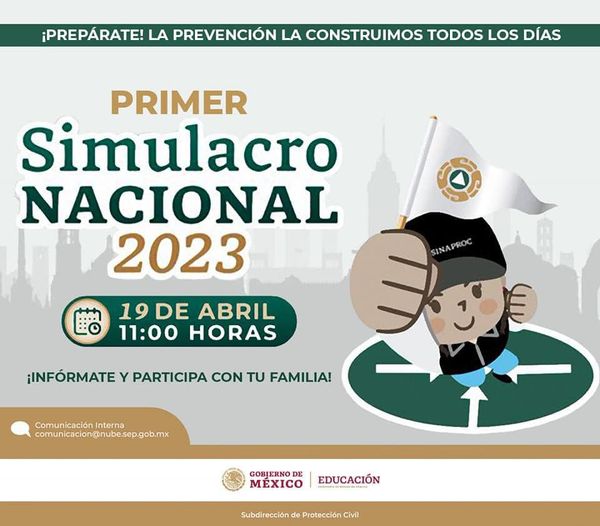 Primer Simulacro Nacional 2023.