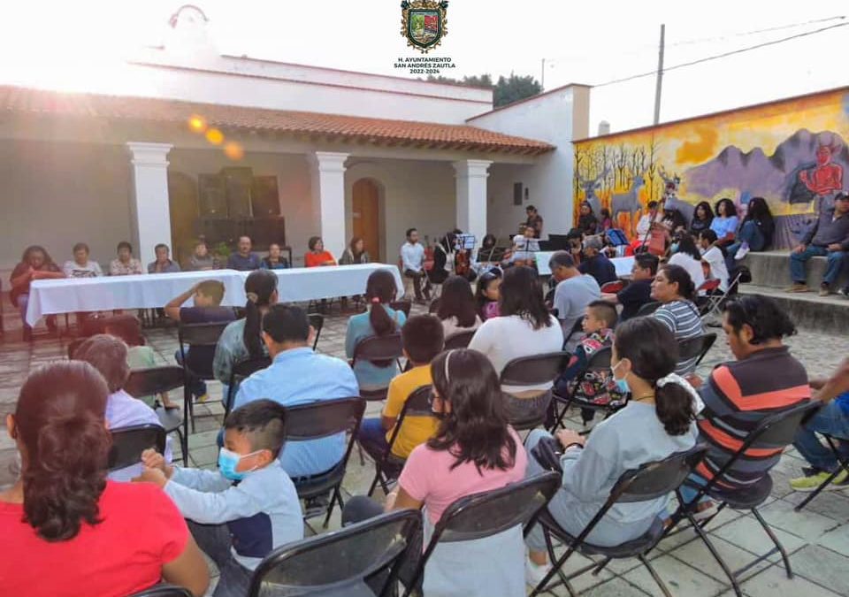 Reapertura de la Casa de la Cultura de San Andrés Zautla.