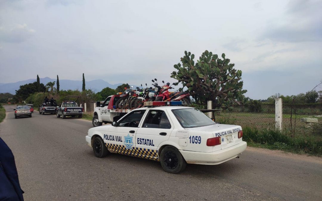 Operativo en el Puente El Milagro